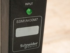 Schneider SSM1A430M7 Solid State Relay 90-280VAC Input 30A 48-660VAC Load