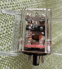 Potter & Brumfield KRP-11AG 120 VAC coil, with socket R-002