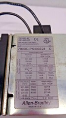 ALLEN BRADLEY 700DC-PK400Z24 SER D TYPE PK 24 VDC MASTER CONTROL DC RELAY