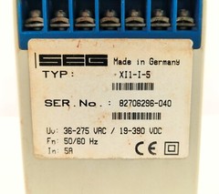 WOODWARD SEG XI1-I OVERCURRENT AND SHORT-CIRCUIT RELAY XI1-I-5