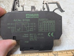 Murr Elektronik 51120 Interface Output Relay, SPDT, 24VDC In, 8A 250V AC/DC Out