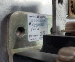 GE IC28001607 AF2 Relay, 600V Max, 25 Amp. 4E-12