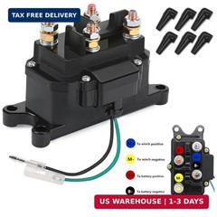 KanSmart 12V 250A Winch Solenoid Relay Contactor for ATV UTV 3000-5000lbs | Weat