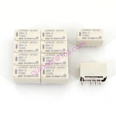 10Pcs OMRON G6S-2 DC12V 8-Pin DPDT PCB Mount Mini Signal Relay #DA