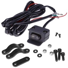 12V Winch Rocker Thumb Switch with Mounting Bracket Handle Bar Control Switch…