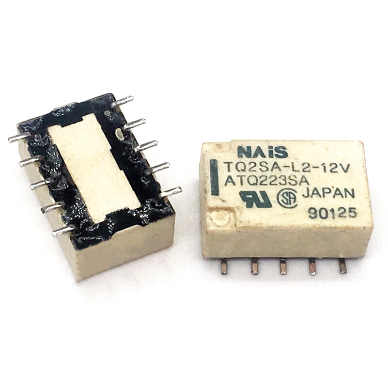2Pcs TQ2SA-L2-12V ATQ223SA 12VDC Magnetic Latching Relay 10Pins