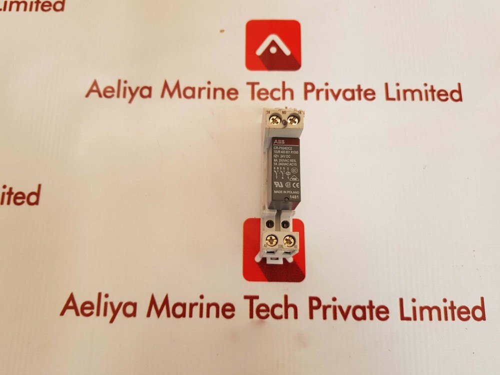 ABB CR – P024DC2 Pluggable Interface Relay CR-PLS 1SVR 405 601 R1000
