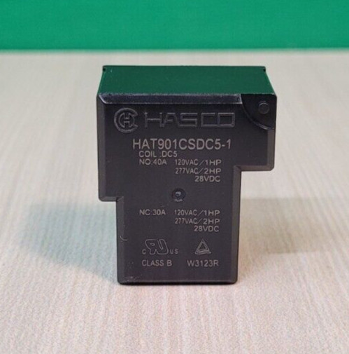 HASCO MECHANICAL RELAY 40A Form C Sealed SPDT 5VDC HAT901CSDC5-1 NEW