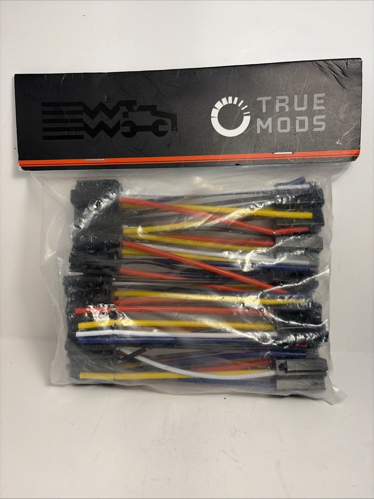 True Mods 10 Pack – Bosch Style 12V DC 5-PIN SPDT Interlocking Relay Socket Harn