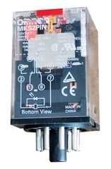 1PC MKS2PIN AC120V Intermediate Relay 10A 6Pins DPDT