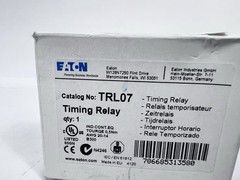 EATON TRL07 4-Function Compact Universal Timing Relay 24 to 240 VAC/VDC TRL04