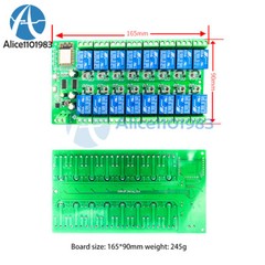 DC 5V 12V 24V ESP8266 WIFI 16 Channel Relay Module ESP-12F Development Board