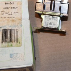 One STEVECO White Rodgers 90-341 W-R/RBM TYPE 91 RELAY 2PDT 120VAC COIL PP#54