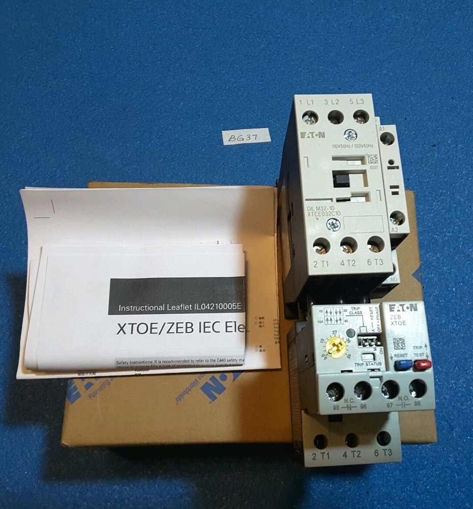EATON XTAE032C10A5E045 MOTOR STARTER W / OVERLOAD RELAY