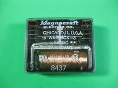 Magnacraft 24VDC, 2A/120VAC Flatpak Relay HP 0490-0700 — W64PCX-3 — New
