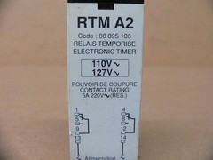 Crouzet Rtma2-24Vdc Rtma224vdc Time Delay Relay 0.1Sec-1Hr 5A 230Vac 24Vdc 1.2W