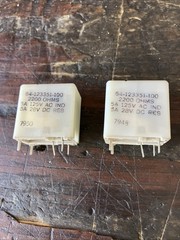 RBM Controls Relay 64-123351-100 2200 OHMS 5A 125V AC IND 5A 28V DC RES 2 units