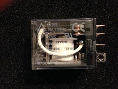 Lots of 3 Omron Relay P/N LY2-DC12V -110VAC 10A 8PIN Coil DPDT