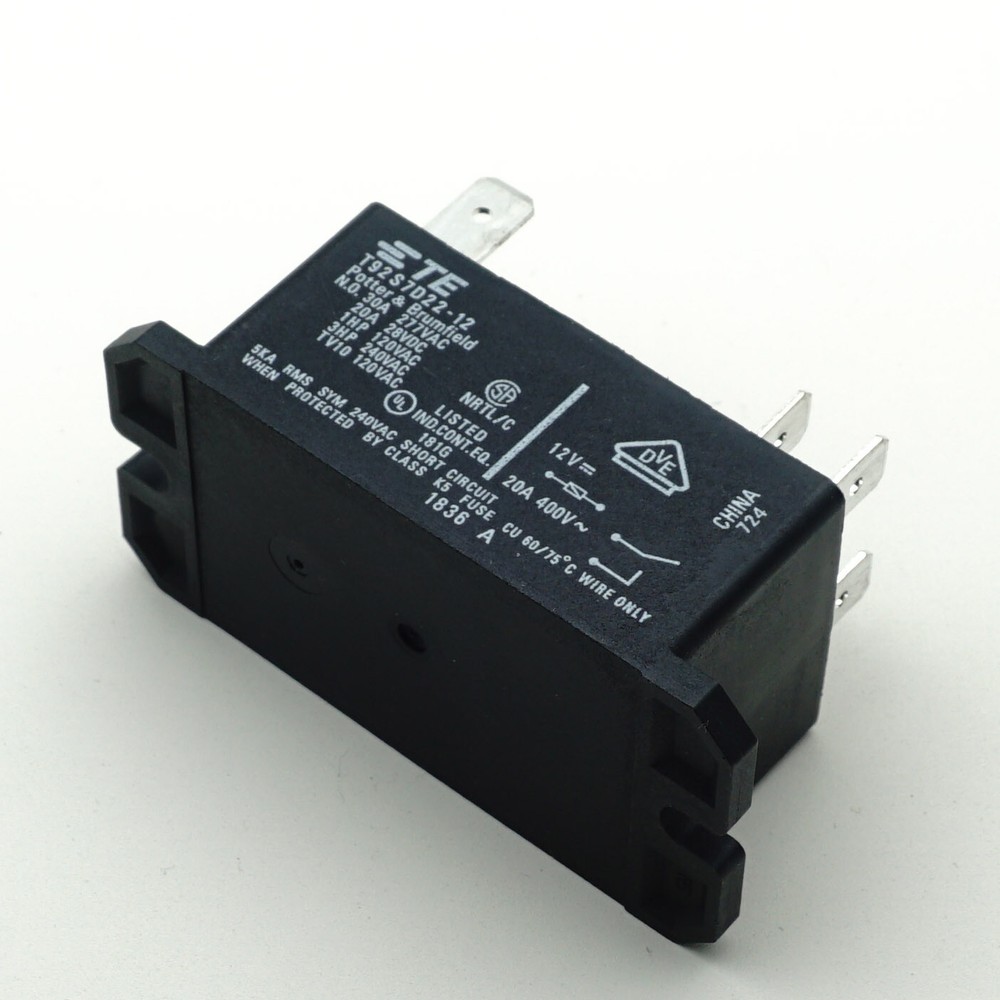 T92S7D22-12 TE Power Relay 30A 277VAC 6 Pins x 2PCS NEW