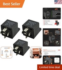 Heavy-Duty 12V 40A 5-Pin Relays for Cars – Set of 3 for Optimal Performance