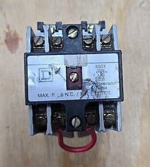 SQUARE D 8501X020 / 8501X020 CONTROL RELAY 20A 120/110V