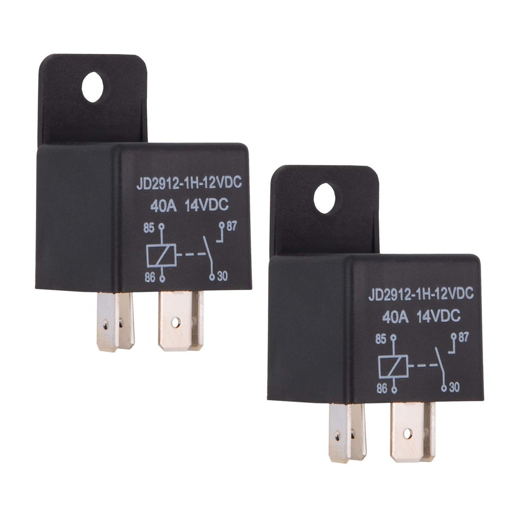 EHDIS Car Relay 4 Pin 12v 40amp Spst Model No.: JD2912-1H-12VDC 40A 14VDC, Auto