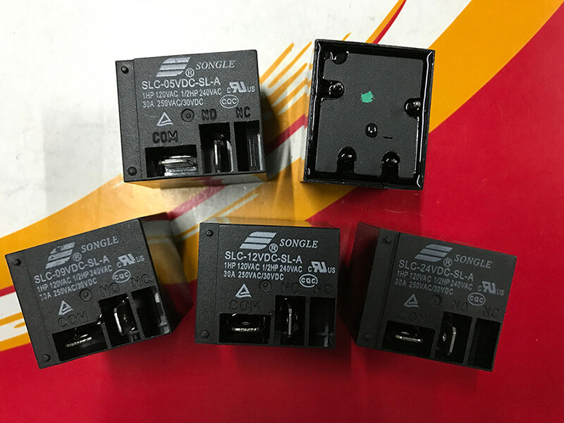 SLC-24VDC-SL-C Songle Power Relay 30A 250VAC 24VDC 5 Pins x 10pcs