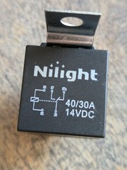 NiLight 5 Pin Relays w Harness Sockets Genuine OEM 40/30A 14VDC NEW