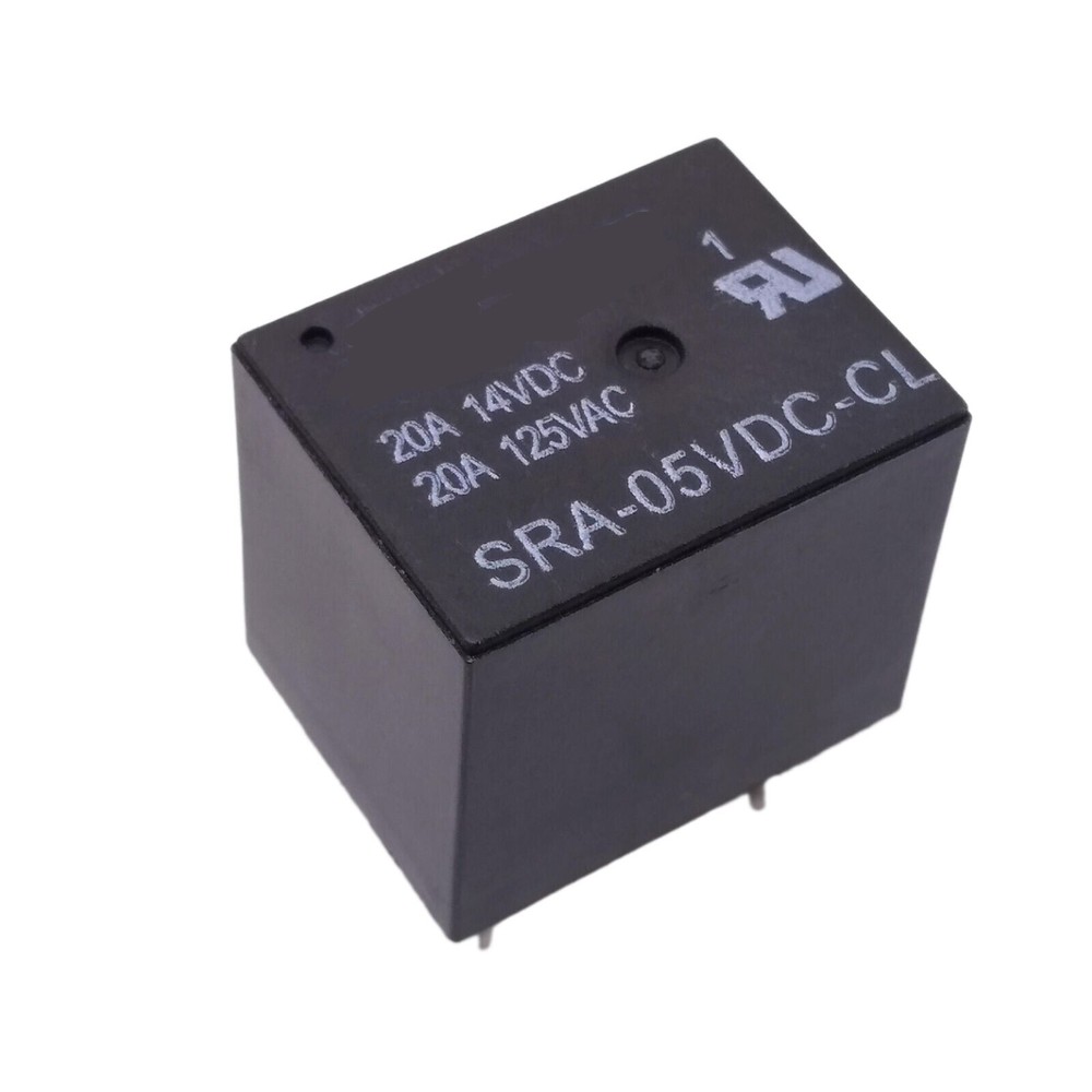 US Stock 10pcs SRA-05VDC-CL DC 5V Coil 20A PCB General Purpose Relay 5 Pin