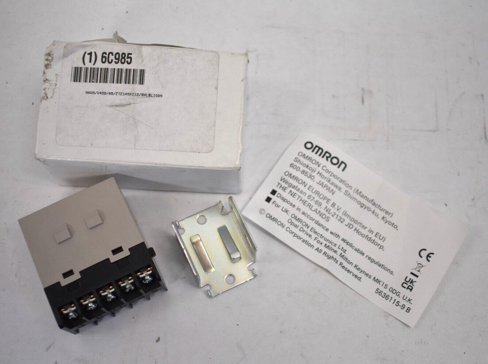 Omron Enclosed Powery Relay Device Bracket Mounted G7J-3A1B-B-W1 AC100/120