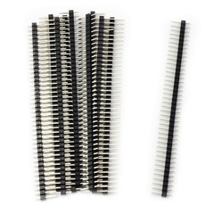 20PCS Pin Header, 2.54mm 40Pin Male and Female Header Pins Breakaway PCB Boar…