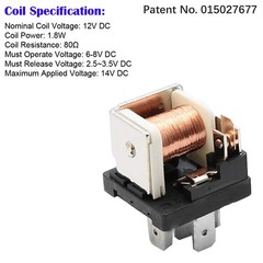 12V Fuse Relay Box with 6 Relays and 11 Way ATC/ATO Blade Fuses, Pre-Wired Fu…