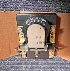 SQUARE D 8501-CO-4 Series A AC Control Relay DPST 2NC Open Type 120V Coil