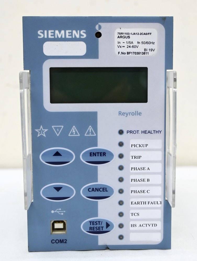 SIEMENS 7SR1103-1JA12-2CA0/FF ARGUS RELAY.