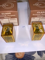 CP Clare & Co GP1R21A1000 Relay 12 VAC Coil 1/HP 120/240 VAC Qty.Of 2 New Relays