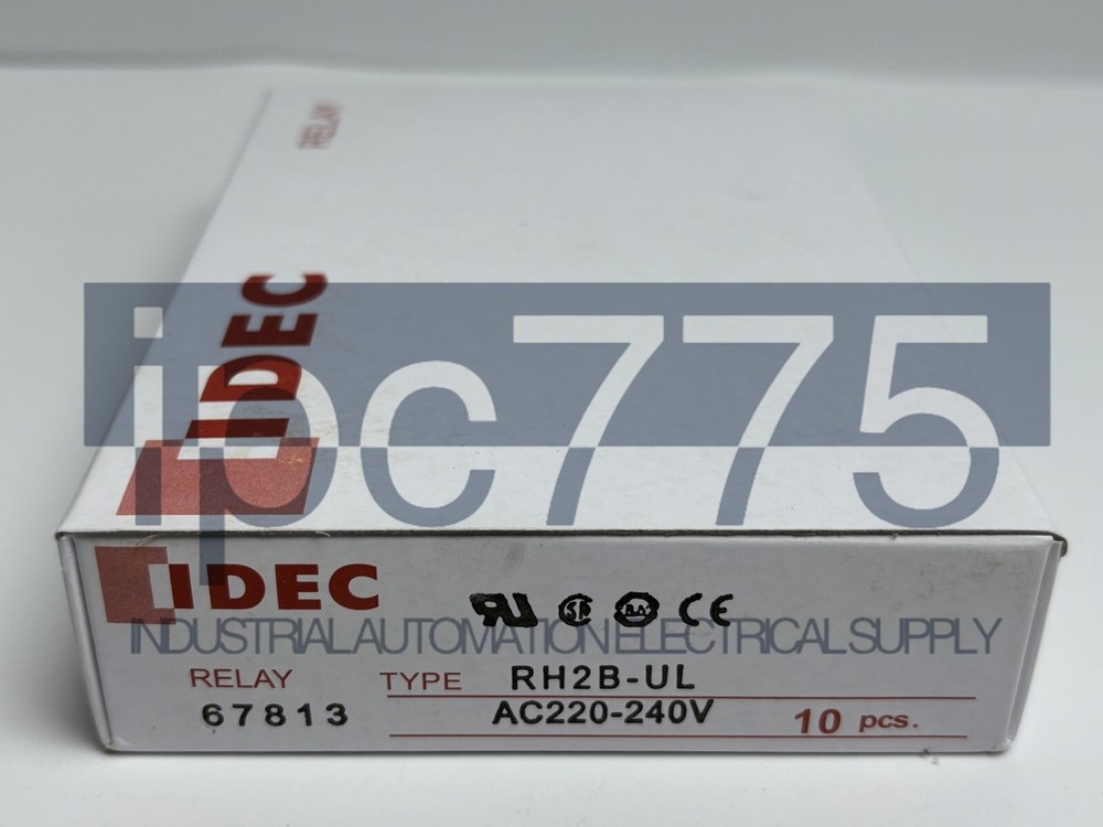 10Pcs RH2B-UL DC24V 24VDC Intermediate Relay 10A 240VAC 8Pins DPDT