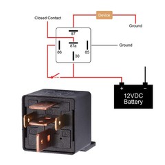 EHDIS 2 Packs Car Relay with Harness Truck Motor Heavy Duty 5-Pin 80A 12V Rel…