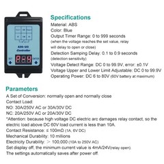A30-U3 DC Voltage Relay Detection Control Delay Switch Interval Action