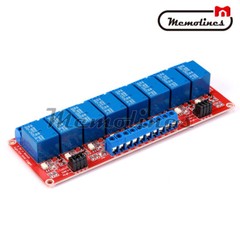 DC 5/12/24V 8CH 8-Channel Relay Module with Optocoupler Isolation H/L High/Low