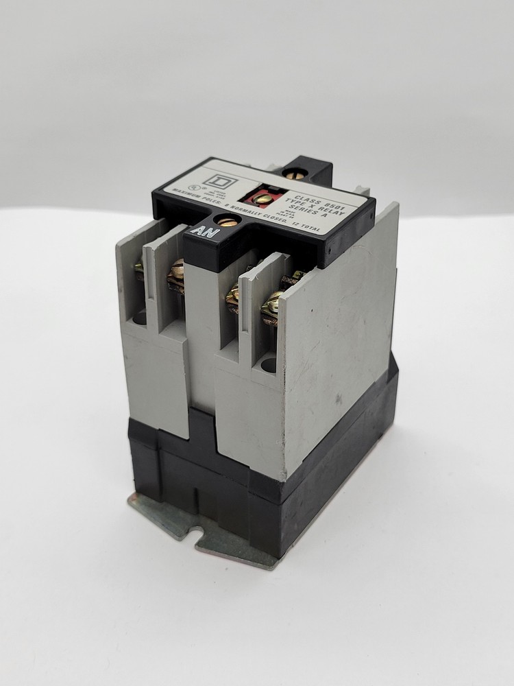 Square D 8501 Control Relay Form XO 40 Series A 20A Nema A600 2 AWG 12P
