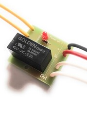 DC motor reverse polarity switch dpdt relay module 2A 12V door coop chicken DIY