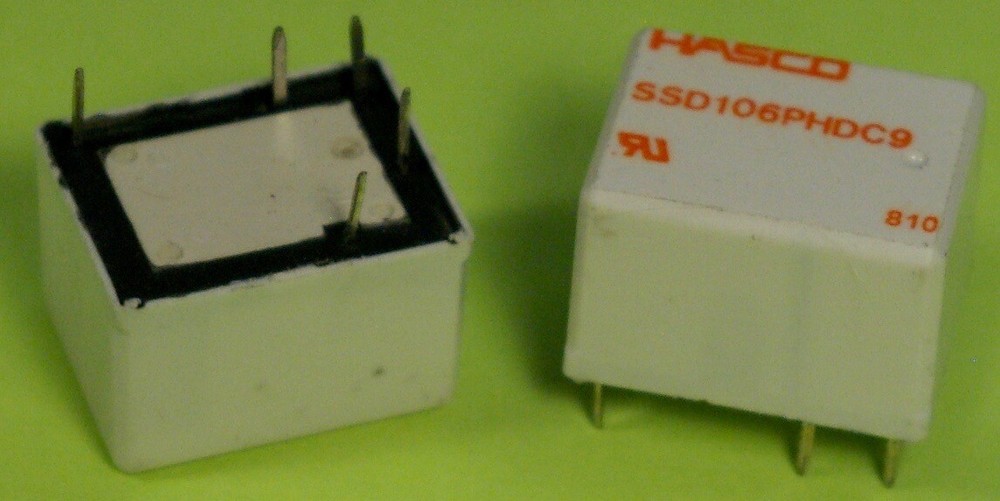 Hasco SSD106PHDC9 SPDT 9VDC 6A 180ohm PCB mount relay Quantity 10