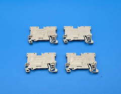 Wago X-COM 769 Grey Gray Wire Terminal 769 4mm2 Lot of 4 (TBI)