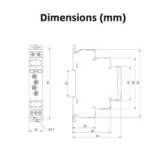 Multifunctional Time Delay Relay Digtal Display HYCRT8S-M1 AC/DC 24-240V Rota…