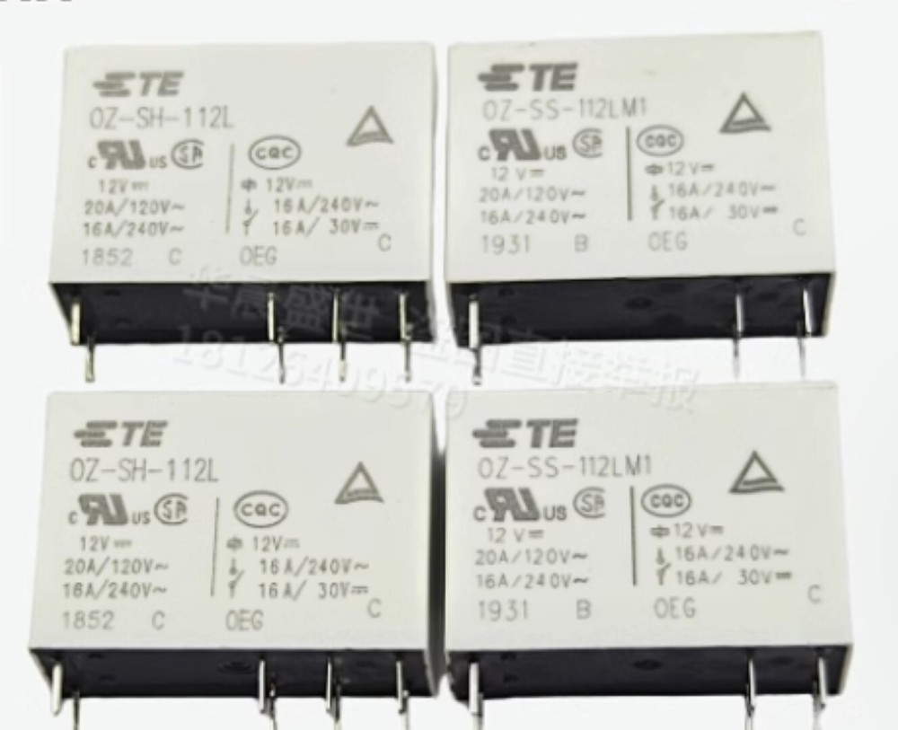 2pcs OZ-SS-112LM1F Power Relay OZ-SS112LM1 6-Pin 16A 12VDC NO SPST RH