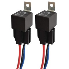 Gebildet 2pcs JD1912 Car Relay Harness 12V 40A 4 Pin SPST 12AWG Harness Socke…