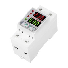 Dual Display Voltage Protector Relay 40A 63A 80A 220V 230V DIN Rail Type Tools