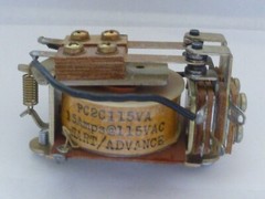 HART/ ADVANCE RELAY 15AMP PC2C115VAC RELAY