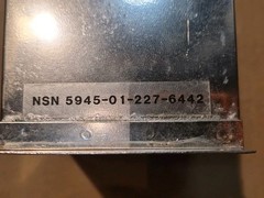 WILMAR OVER / UNDER FREQUENCY RELAY # 25-060-1X NSN: 5945-01-227-6442, NOS.