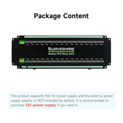 Modbus RTU 32-Ch Relay Module, RS485 Interface, with Multiple Isolation Protecti